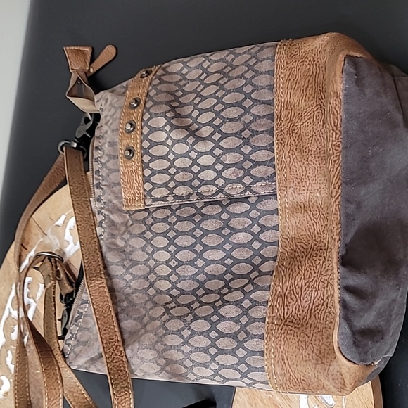 Myra Bag Handbags - Myra Crossbody Bag with Leather Trim